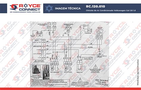 Chicote Do Ar Condicionado Volkswagen Gol G6 1 0 Royce Connect