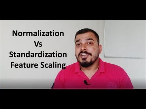 Standardization Vs Normalization Feature Scaling Youtube