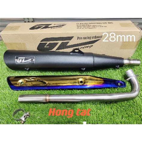 Ekzos Wave 125 Wave125 W125 Ekzos Belah Exhaust Racing Cutting Standard Racing Exhaust 28mm 32mm