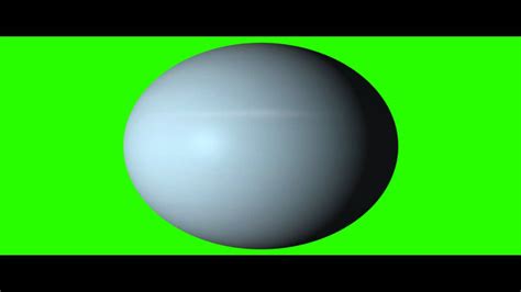 Uranus Rotate Green Screen Animation Free Royalty Footage Youtube