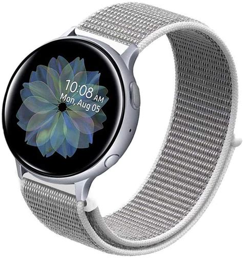 Pulseira De Nylon Preta Para Galaxy Watch Pro Tam E Mm