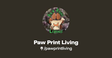 Paw Print Living Instagram Facebook Linktree