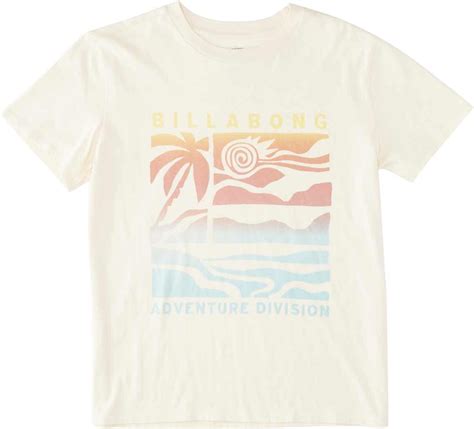 Billabong Ss A Div Tee White Cap Women S T Shirts Snowleader