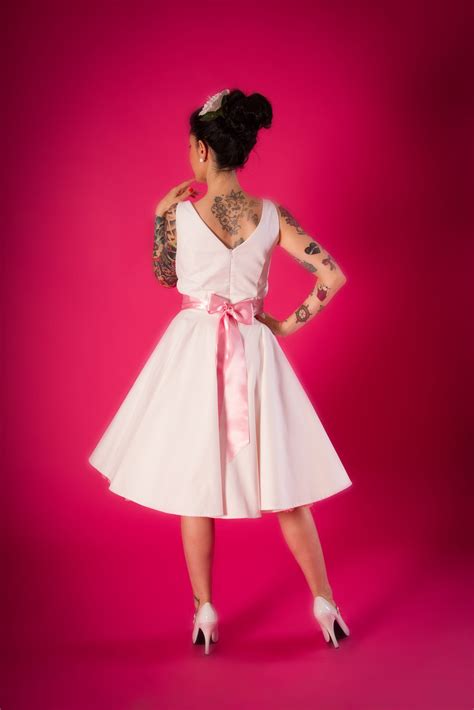 Vestido De Novia A Os Palabra De Honor Moda Pin Up