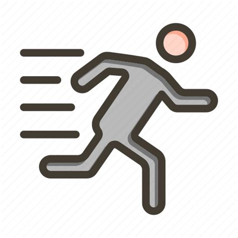 Running Run Exercise Fitness Jogging Icon Download On Iconfinder