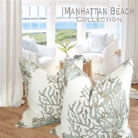 Pillow Lookbook Beach Theme Pillows Coastal Throw Pillows Toss Pillows Beach Throw Coastal