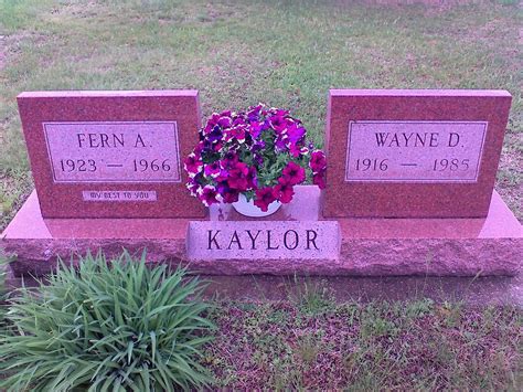 Fern Arita Weldy Kaylor 1923 1966 Find A Grave äreminne