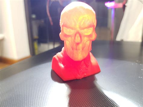 3d Printable Red Skull By Jason Smith