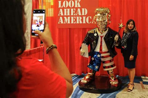 Here S What We Know About This Crazy Golden Trump Statue At CPAC