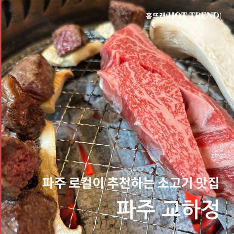 파주 운정 소고기 임영웅 맛집 추천 교하정 찐 방문 후기 네이버 블로그