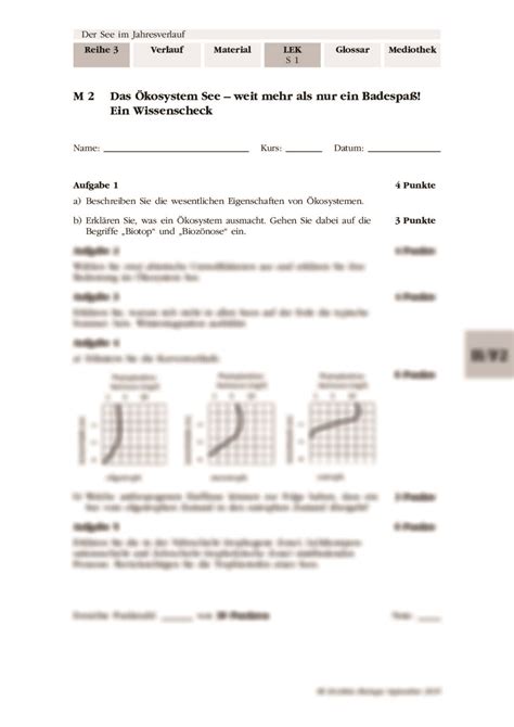 Das Kosystem See Im Jahresverlauf Raabits Online