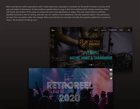 Music Festival 2020 on Behance