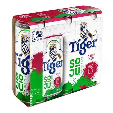 Tiger Soju Infused Lager - Cheeky Plum | NTUC FairPrice