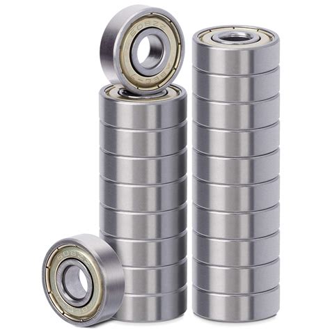 Amazon 20 Pack 608 ZZ Ball Bearing Bearing Steel Double Iron