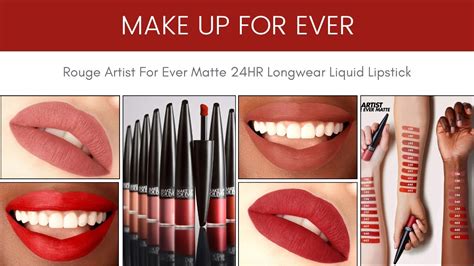 Make Up For Ever Rouge Artist For Ever Matte Hr Longwear Liquid