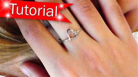 Make This Diy Open Heart Ring Made Easy Youtube