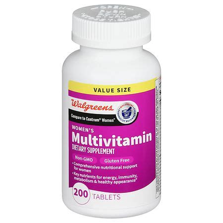 Multivitamins Women S Multivitamins Walgreens