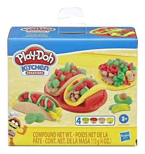 Massinha Play Doh Kitchen Creations Comidinha Mexicana E Cor