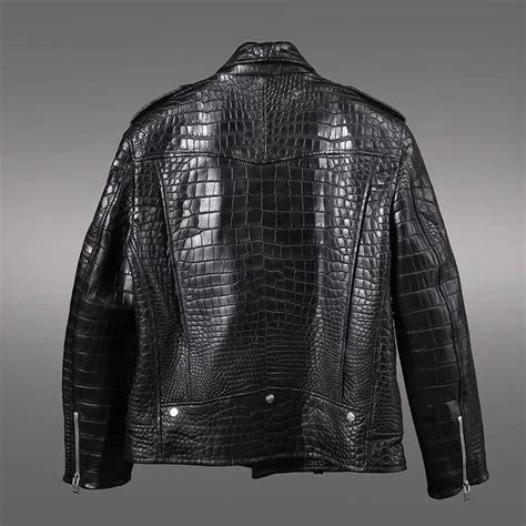 Why Alligator Skin Is A Perfect Choice For Making Garments Leather Jacket Men Alligator