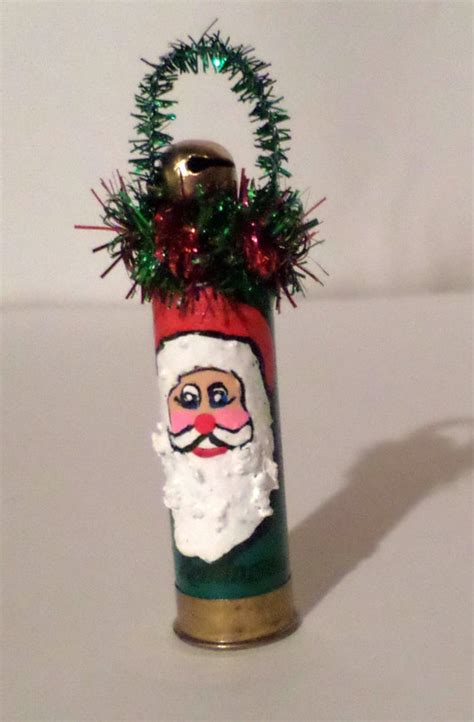 Shotgun Shell Santa Ornament Hand Painted By Carriescraftstore