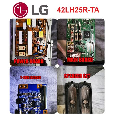 Lg Lcd Tv Lh R Ta Power Board Lgp La Main Board Lp A T