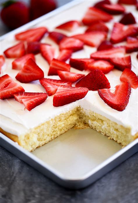 Strawberry Shortcake Sheet Cake Life In The Lofthouse