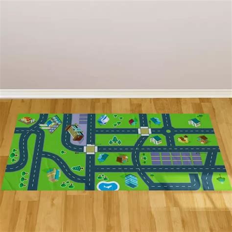 Tapete Ilustrativo Pista Carrinho Hot Wheels X M Parcelamento Sem Juros