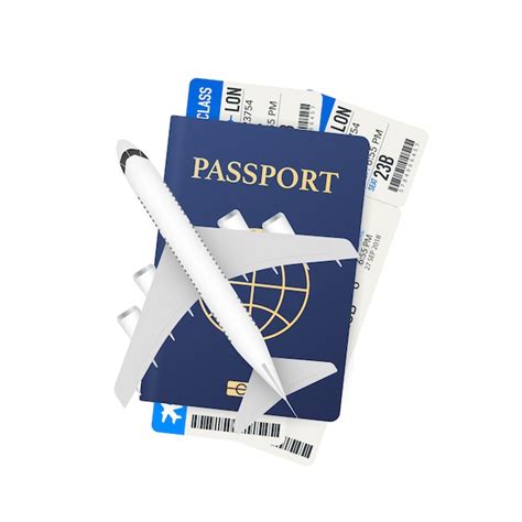 Premium Vector Passports Boarding Passes And Airplane Travel