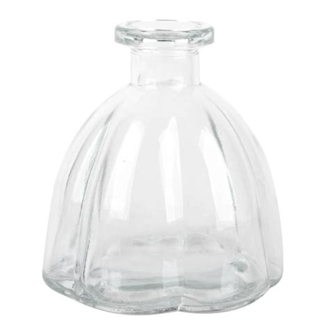 Clear Glass Bud Vase, 4"