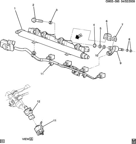 L Fuel Injector Rail Lea K Diagram Chevrolet Equinox Equinox