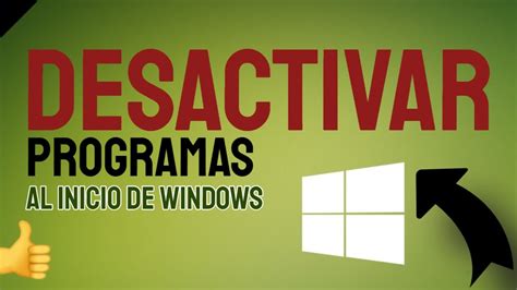 Desactivar Programas Al Inicio Windows Como Desactivar Programas