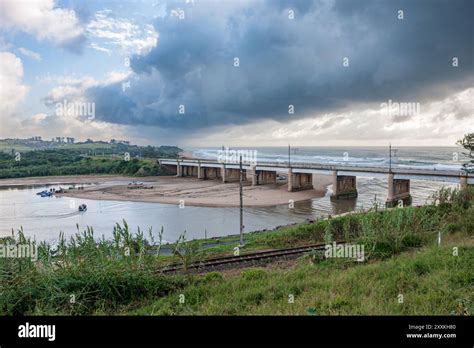 South Africa Umkomaas Launching From The River Mouth Stock Photo Alamy