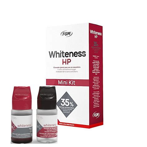 Clareador Whiteness Hp Mini Kit Fgm Dentalsul Distribuidora