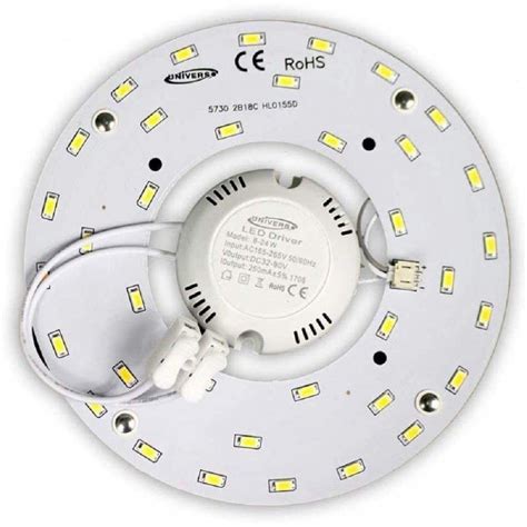 CIRCOLINA LED RICAMBI NEON PLAFONIERE 12W LUCE 6500K 4000K 3000K CA 12