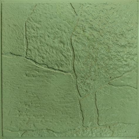 Baldosa De Concreto Laja Gregoriana Verde Gris 40 X 40