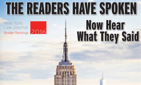 The Seventh Annual New York Law Journal Reader Rankings | New York Law Journal