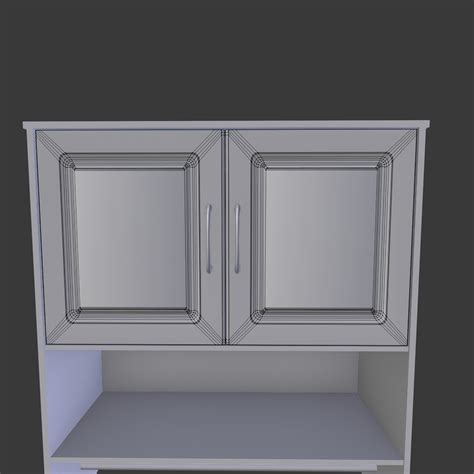 2 Kapılı Banyo Duvar Dolabı 3D Model 10 blend fbx obj Free3D