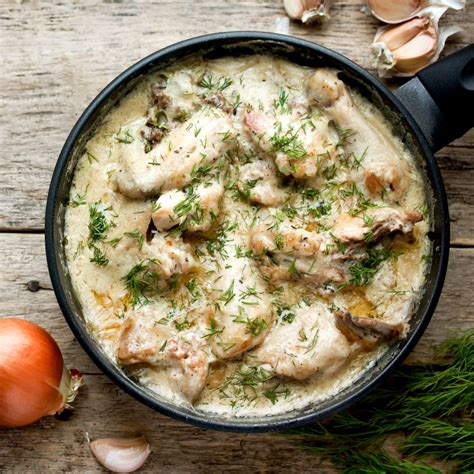 Malai Chicken Indian Curry And Grill