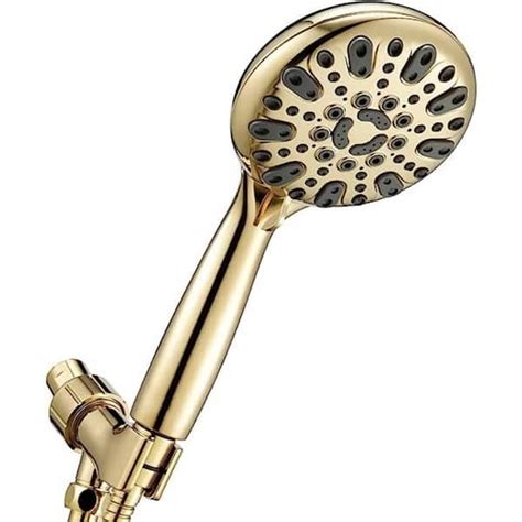 High Pressure 6 Spray Wall Mount Handheld Shower Head 2 5 Gpm In