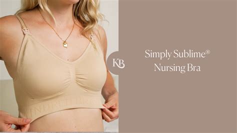 Simply Sublime® Nursing Bra Youtube