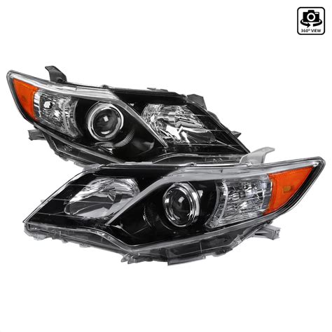 Spec D Tuning Toyota Camry Oe Style Projector Headlights Glossy Black