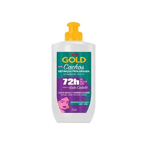 Ativador De Cachos Niely Gold Cachos Definição Prolongada 250ml