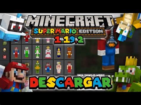 Descargar El Skin Pack Del Super Mario Mash Up Pack Para Minecraft