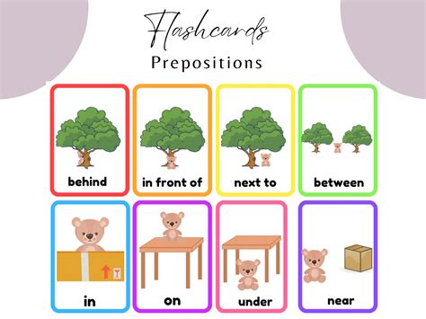 Prepositions Of Place Flashcards