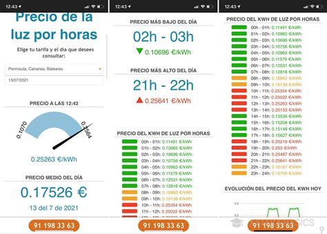 Tarifa de la luz de hoy y mañana en tu móvil qué herramientas puedes