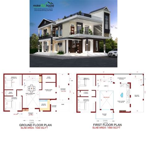 Draw 2d 3d House Floor Plan Home Designer Blueprint In Chief Architect Autocad By Makemyhouse