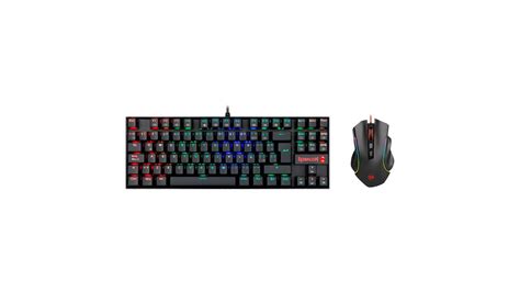 Redragon K Rgb Ba Sp Kit Teclado Mec Nico Kumara Switch Azul Rgb