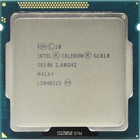 Процессор Intel Celeron G1610 Tray (LGA1155/ 2x2.60GHz / 5 GT/s / 2 MB ...