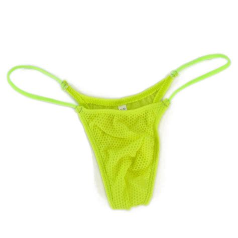 K K K Mens Mini Micro Bikini String Waist Bubble Mesh Honeycomb Ebay