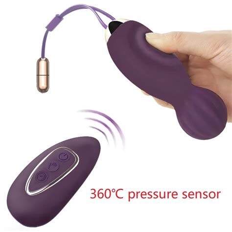 10 Speed Silicone Remote Control Air Pressure Sensor Vibrator Egg